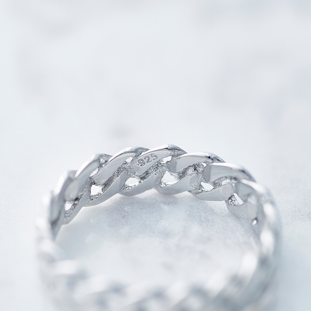 ≪Crescent Luna/クレセントルナ≫ CADENA RING  /カデナリング SILVER