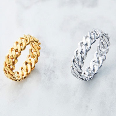 ≪Crescent Luna/クレセントルナ≫ CADENA RING  /カデナリング SILVER