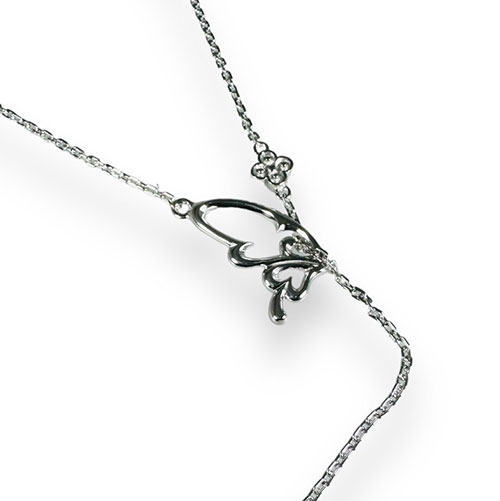 ≪Artemis Kings/アルテミスキングス≫バタフライラリエットペンダント(チェーン付き)