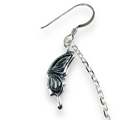 ≪Ageha≫揺れる宝石片羽ピアス | すべての商品 | 【シルバー