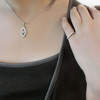 ≪Crescent Luna/クレセントルナ≫ METEORITO RING /メテオリトリング  SILVER