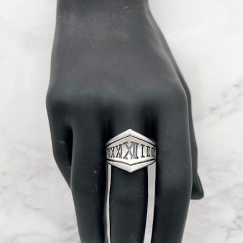 ≪Mad Graffiti/マッドグラフィティ≫アブソリュート アラウンド ナロー”M”リング ブラック 