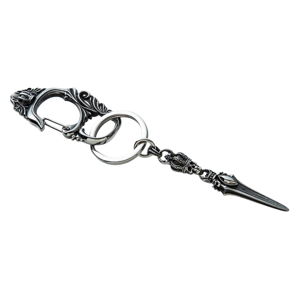 ≪Artemis Kings/アルテミスキングス≫スカルクラウンダガーキーホルダー AKK0005