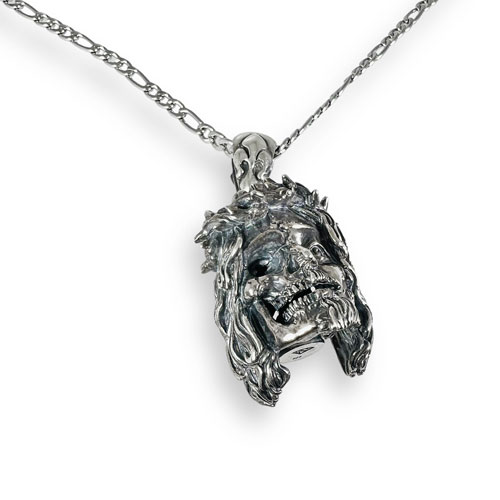 銀時限定商品≪FatimaDesign/ファティマデザイン≫メメント・モリ・ジーザス　ペンダント