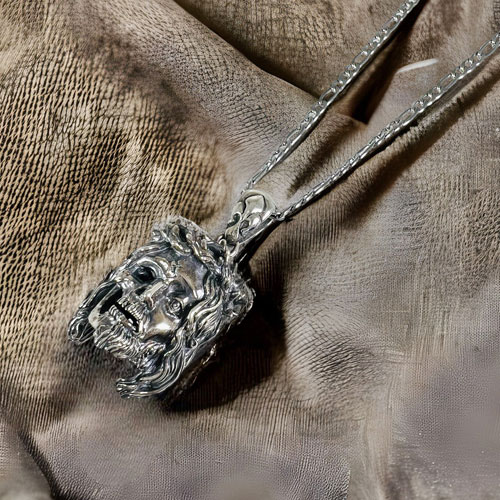 銀時限定商品≪FatimaDesign/ファティマデザイン≫メメント・モリ・ジーザス　ペンダント