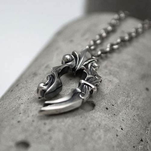 ≪DAgDART/ダグダート≫【BLOODY BOWIE】シルバーペンダント