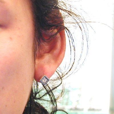 ≪DAgDART/ダグダート≫【Glass】キュービックジルコニア×シルバーピアス