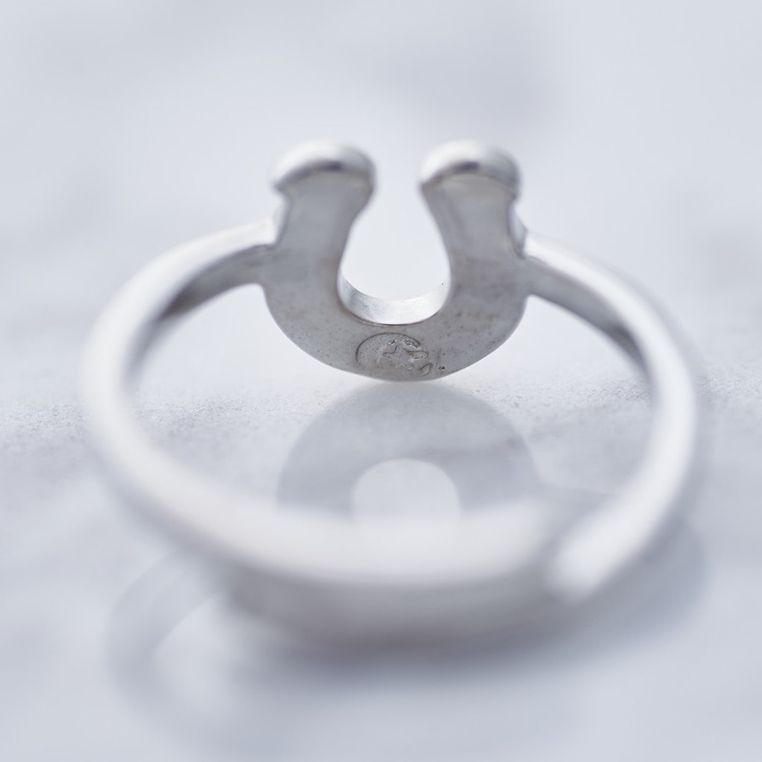 ≪Crescent Luna/クレセントルナ≫HERRADURA RING/ヘラデュラリング SILVER