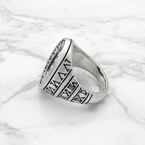 ≪Mad Graffiti/マッドグラフィティ≫アブソリュート アラウンドサークル”M”リング ブラック 