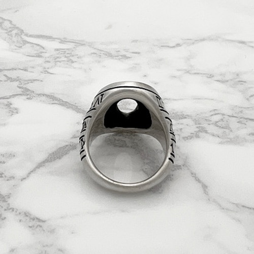 ≪Mad Graffiti/マッドグラフィティ≫アブソリュート アラウンドサークル”M”リング ブラック 