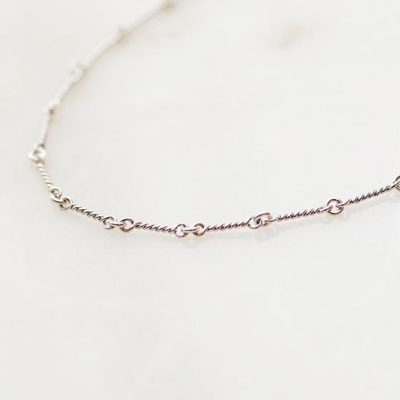 ≪Crescent Luna/クレセントルナ≫CUERDA CHAIN/クエルダチェーン　シルバー