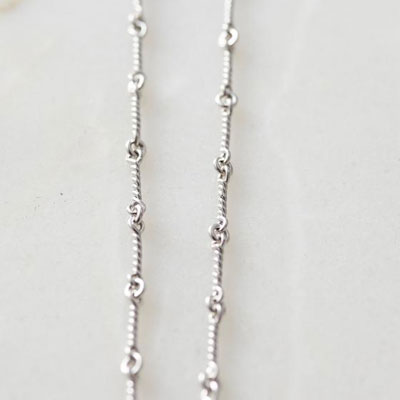 ≪Crescent Luna/クレセントルナ≫CUERDA CHAIN/クエルダチェーン　シルバー