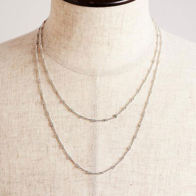 ≪Crescent Luna/クレセントルナ≫CUERDA CHAIN/クエルダチェーン　シルバー