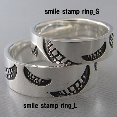 ≪smile_mammy/スマイルマミー≫smile stamp ring_S/s_m-R.10　Sサイズ