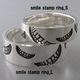 ≪smile_mammy/スマイルマミー≫smile stamp ring_S/s_m-R.10　Sサイズ