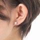 ≪FatimaDesign/ファティマデザイン≫デイスターピアスWH / シルバー925