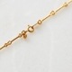 ≪Crescent Luna/クレセントルナ≫CUERDA CHAIN/クエルダチェーン　ゴールド