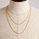 ≪Crescent Luna/クレセントルナ≫CUERDA CHAIN/クエルダチェーン　ゴールド
