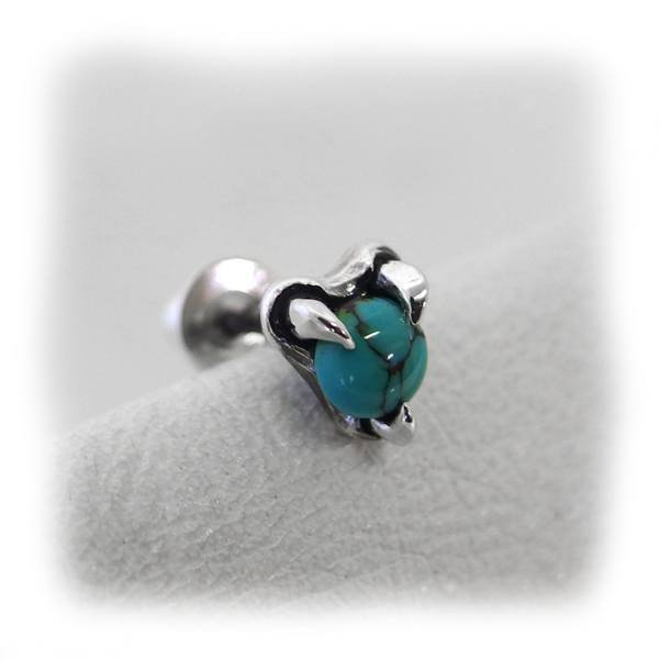 ≪DAgDART/ダグダート≫【D.four -Balrog-】ストーン×シルバーピアス