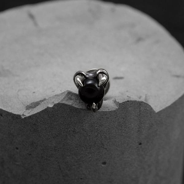 ≪DAgDART/ダグダート≫【D.four -Balrog-】ストーン×シルバーピアス