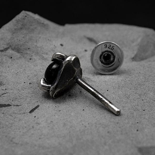 ≪DAgDART/ダグダート≫【D.four -Balrog-】ストーン×シルバーピアス