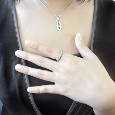 ≪Crescent Luna/クレセントルナ≫TACHUELA RING /タチュエラリング SILVER