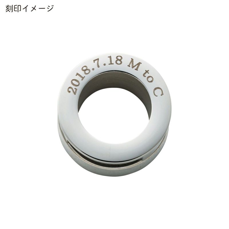 ≪white clover/ホワイトクローバー≫ペアネックレス ステンレス