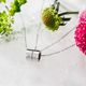≪white clover/ホワイトクローバー≫ペアネックレス ステンレス
