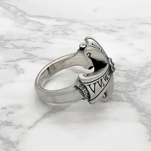 ≪Mad Graffiti/マッドグラフィティ≫アブソリュート クロス”M”リング ブラック 