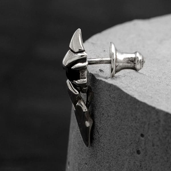 ≪DAgDART/ダグダート≫【D.four -color of wish-】アメジスト/ブルートパーズ/オニキス×シルバーピアス 