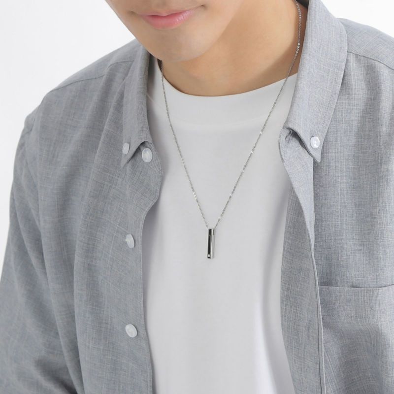 ≪white clover/ホワイトクローバー≫ペアネックレス ステンレス