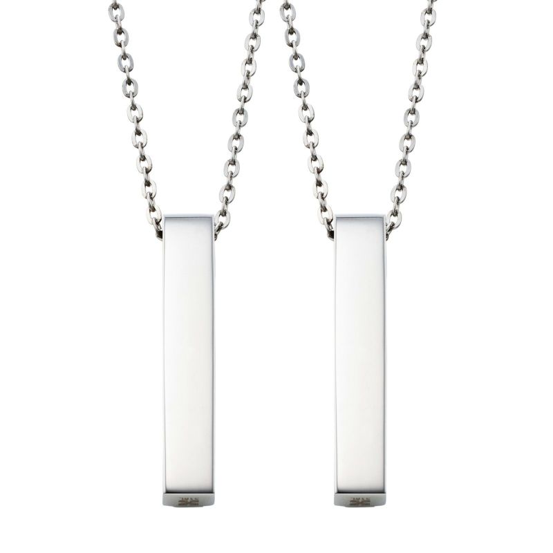 ≪white clover/ホワイトクローバー≫ペアネックレス ステンレス