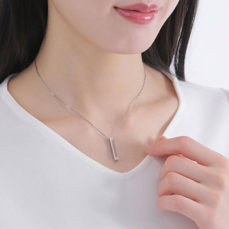 ≪white clover/ホワイトクローバー≫ペアネックレス ステンレス