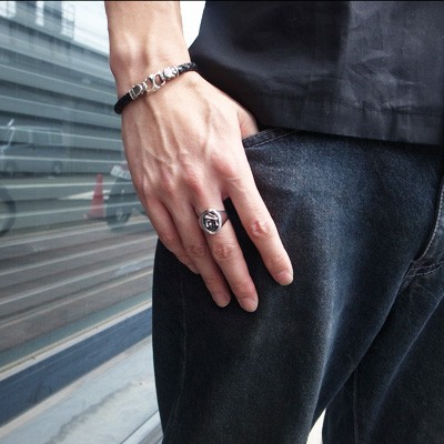 ≪PennyBlack/ペニーブラック≫トゥーフェイス シルバーリング 