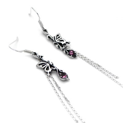 ≪Ageha≫2連ロングChainピアス　