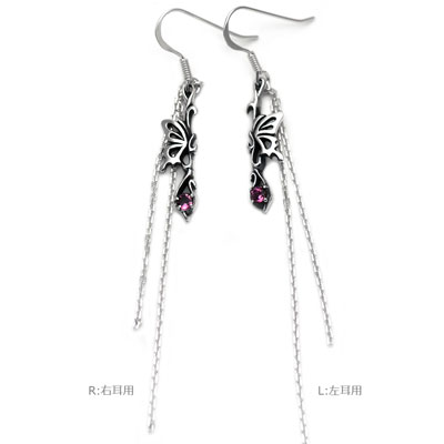 ≪Ageha≫2連ロングChainピアス　