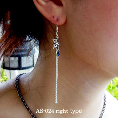 ≪Ageha≫2連ロングChainピアス　