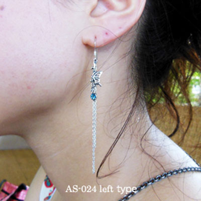 ≪Ageha≫2連ロングChainピアス　