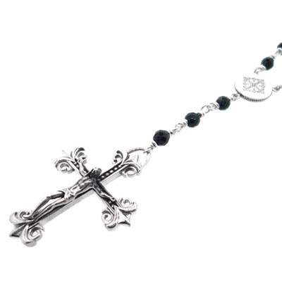 ≪Ark/アーク ≫ general rosary/ジェネラル ロザリーペンダント　オニキスチェーン4mm玉