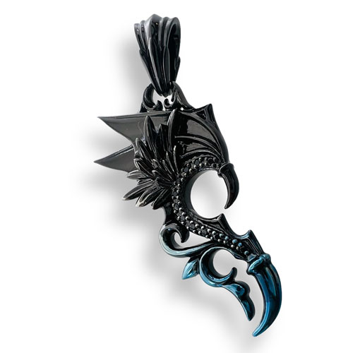 ≪アルテミスクラシック≫ペア販売｜マイティーデビル&エンジェルペンダント　チェーン付き　ACP0355　ACP0356