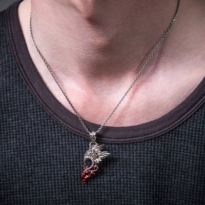 ≪アルテミスクラシック≫ペア販売｜マイティーデビル&エンジェルペンダント　チェーン付き　ACP0355　ACP0356