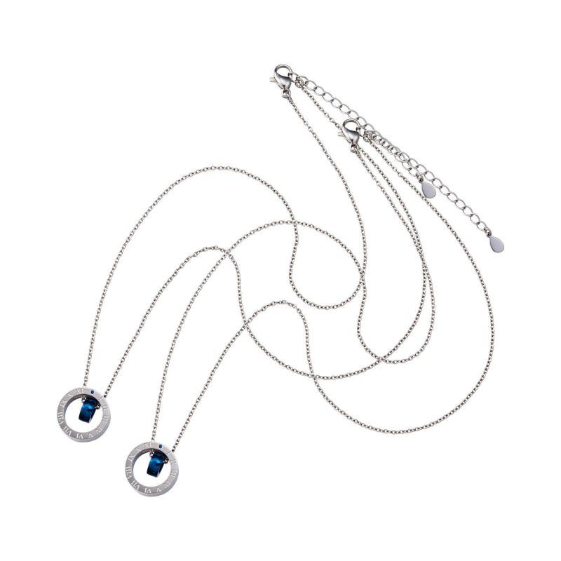 ≪white clover/ホワイトクローバー≫ペアネックレス ステンレス