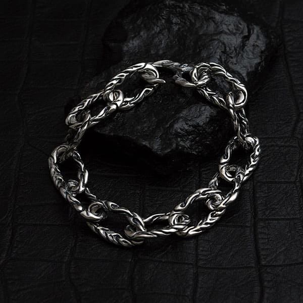 シルバーブレスレット BOSSE メンズ [DB-192]