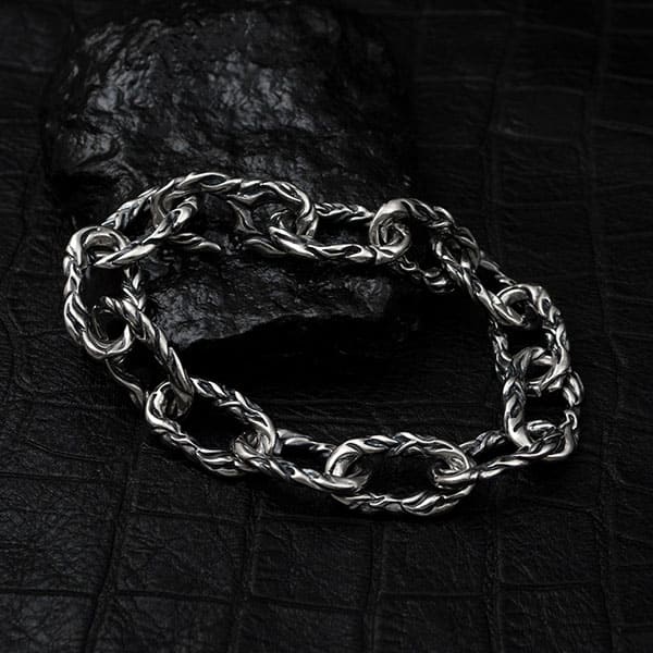 シルバーブレスレット BOSSE メンズ [DB-192]