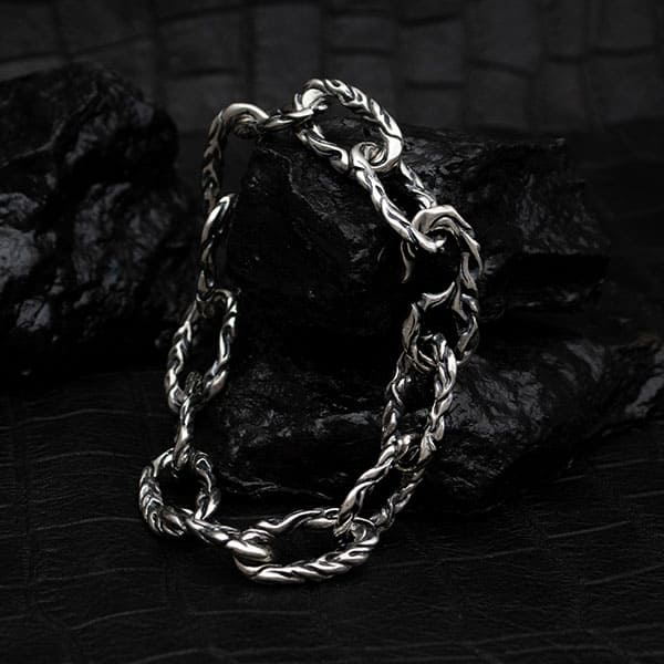 シルバーブレスレット BOSSE メンズ [DB-192]