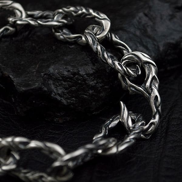 シルバーブレスレット BOSSE メンズ [DB-192]