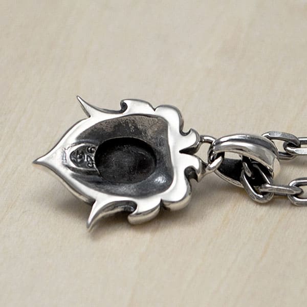 ≪DAgDART/ダグダート≫【ARCO FRECCIA】花冠モチーフ ダイオプサイト×シルバーペンダント 