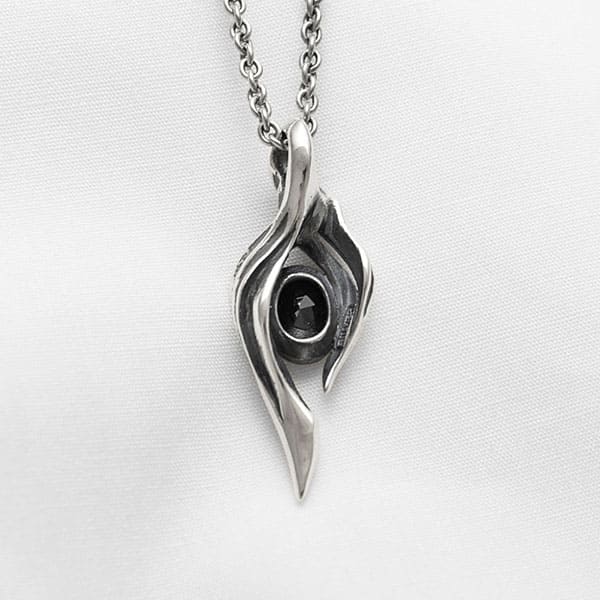 ≪DAgDART/ダグダート≫【blast -In the Haze-】ブラックキュービックジルコニア×シルバーペンダント 