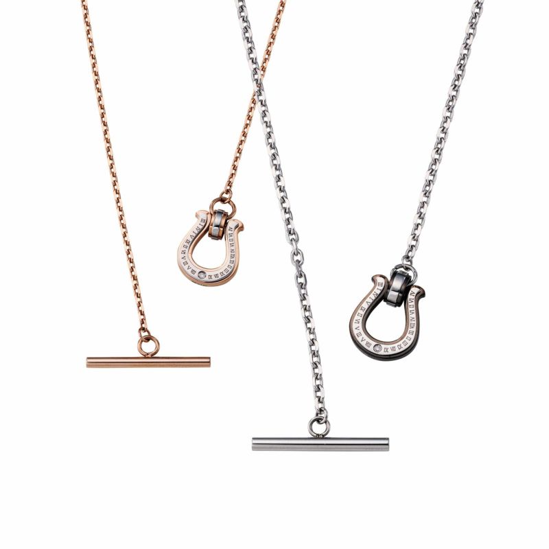 ≪white clover/ホワイトクローバー≫ペアネックレス ステンレス