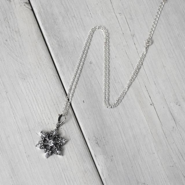 ≪cooldust≫- snow crystal pendant -